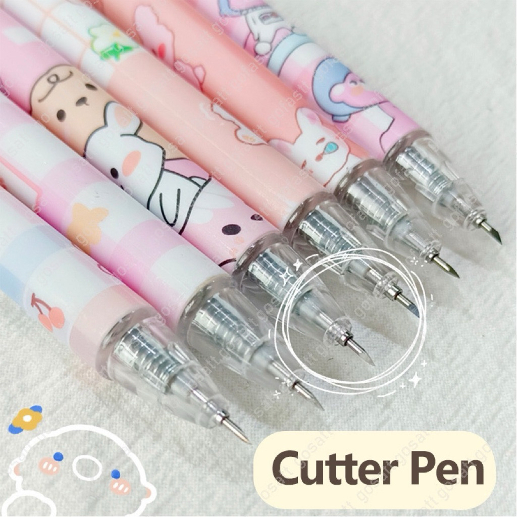 

cutter pen/Cutter stiker/ pulpen pisau pencil knifes cutter/ pena pisau stiker/ pisau sticker