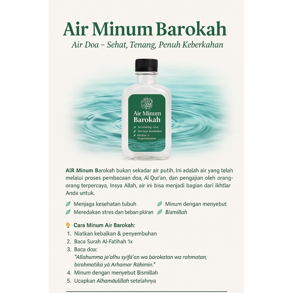 

Air minum barokah
