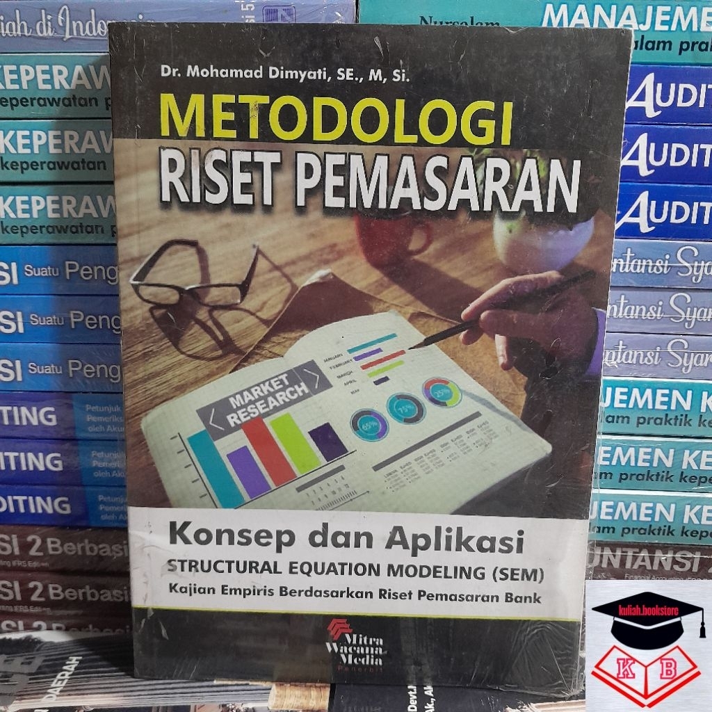 BUKU METODOLOGI RISET PEMASARAN : konsep dan aplikasi SEM : Dr. Muhammad Dimyati #Mitra Wacana Origi