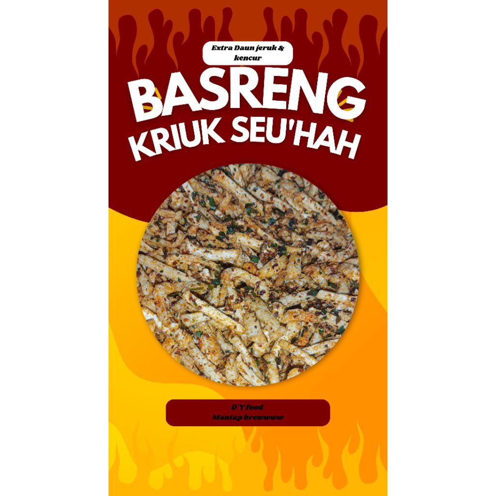 

Kriuk Basreng Extra Kencur & DaunJeruk