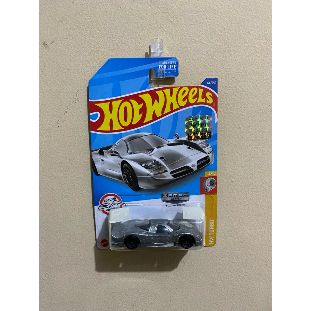 Hotwheels Nissan R390 GT1 Zamac Silver US Card Factory Sealed