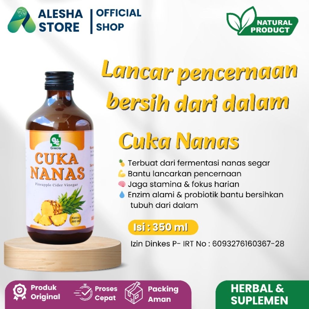 

Cuka Nanas 350 ml - Pineapple Cider Vinegar