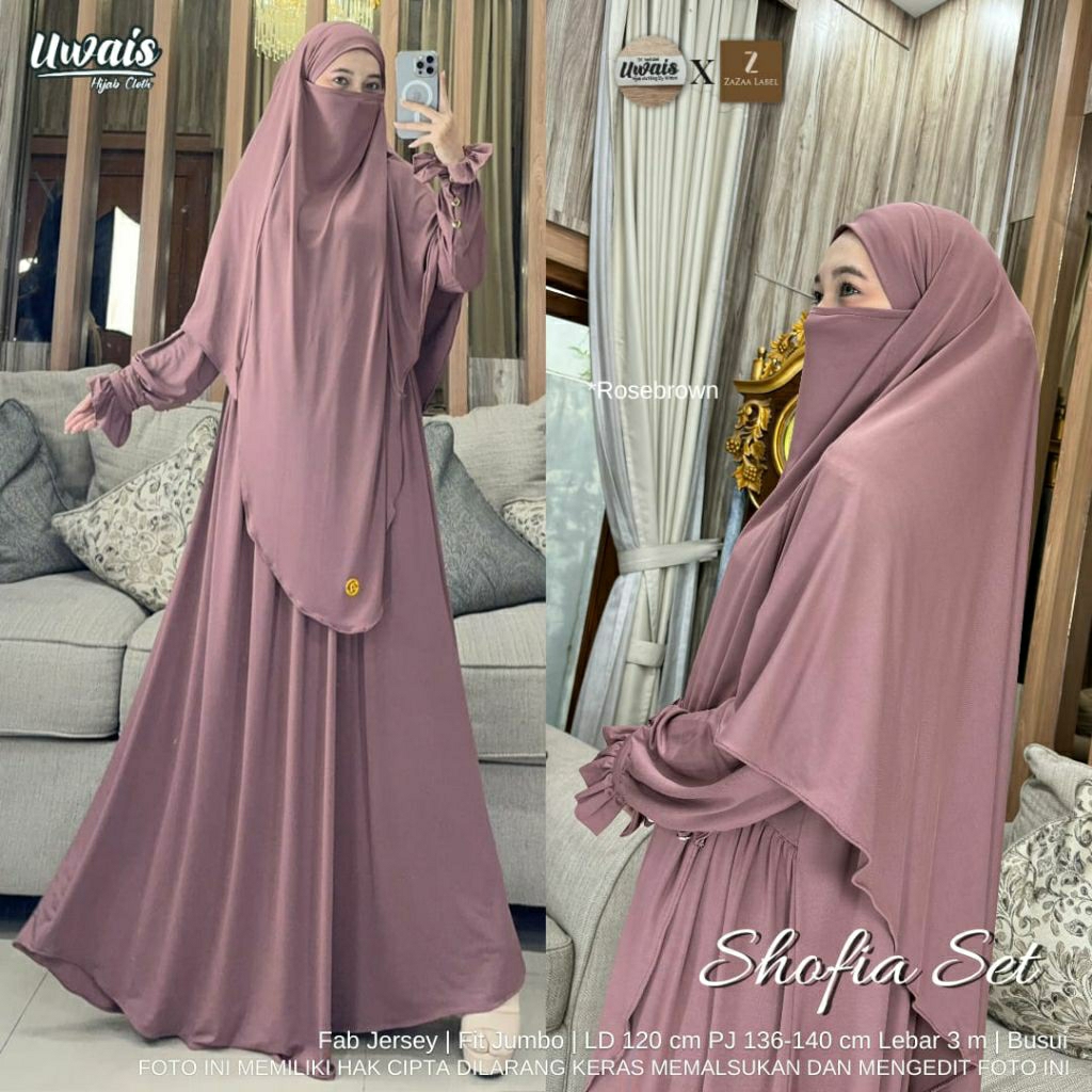 (COD) SHOFIA SET ORIGINAL UWAIS