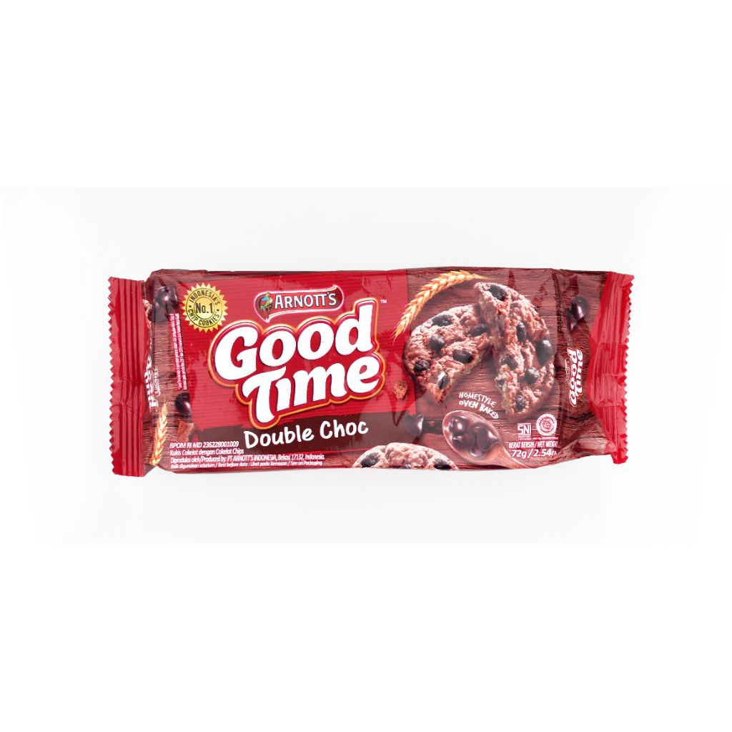 

Good Time Double Choc Chocochip Cookies 72gram