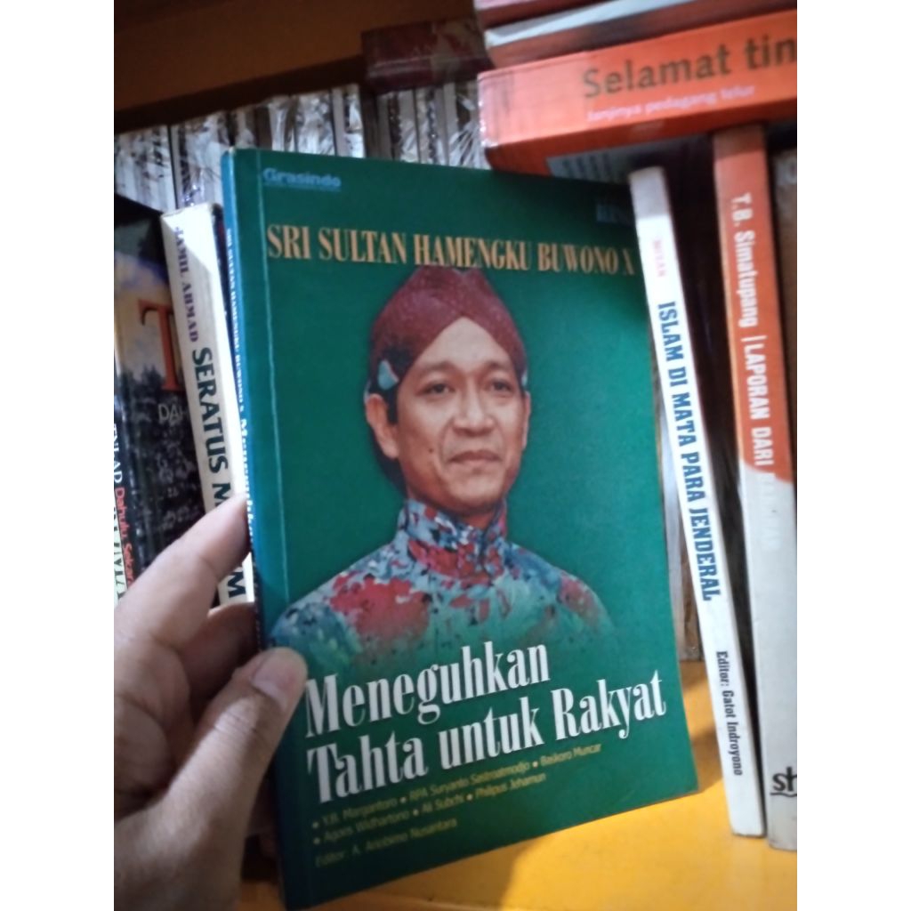 meneguhkan tahta untuk rakyat bekas original