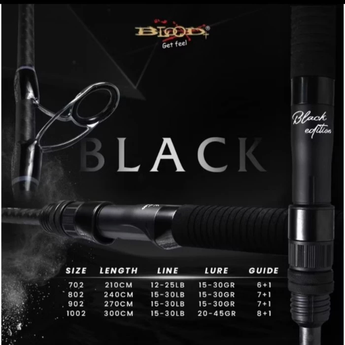 Joran shore Jigging Blood Black 210 / 240 / 270 / 300 cm