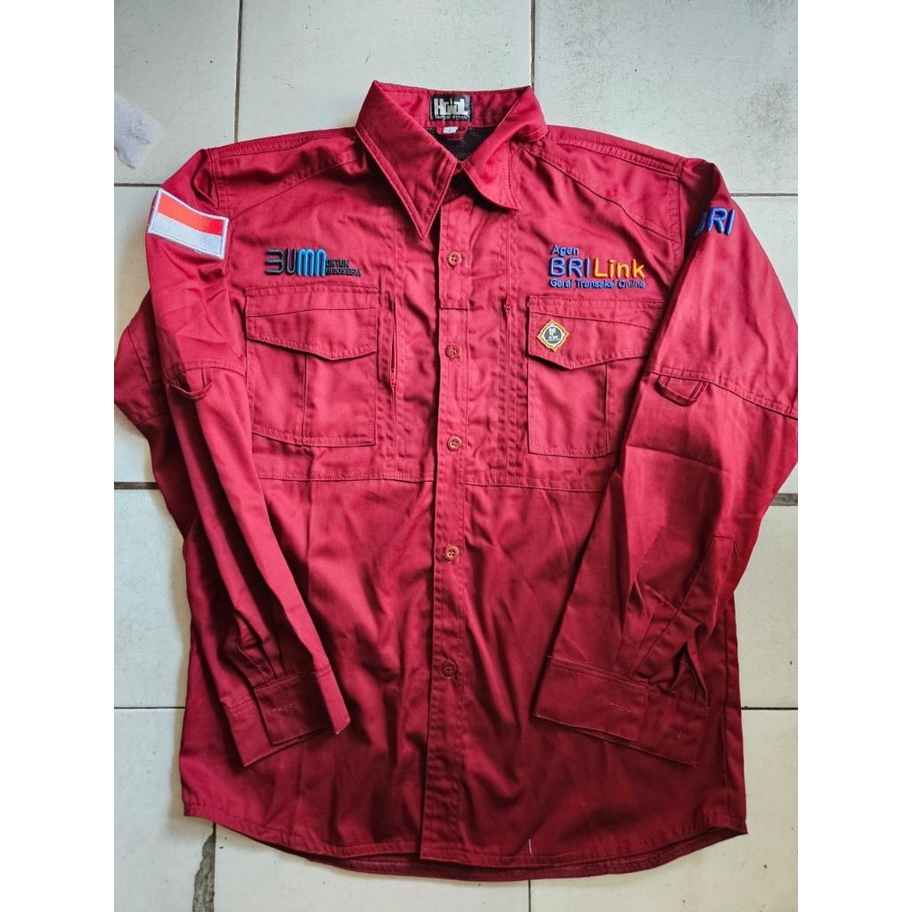 SERAGAM AGEN BRI LINK KEMEJA TACTICAL BUMN BRI LINK/BAJU BUMN BRI LINK