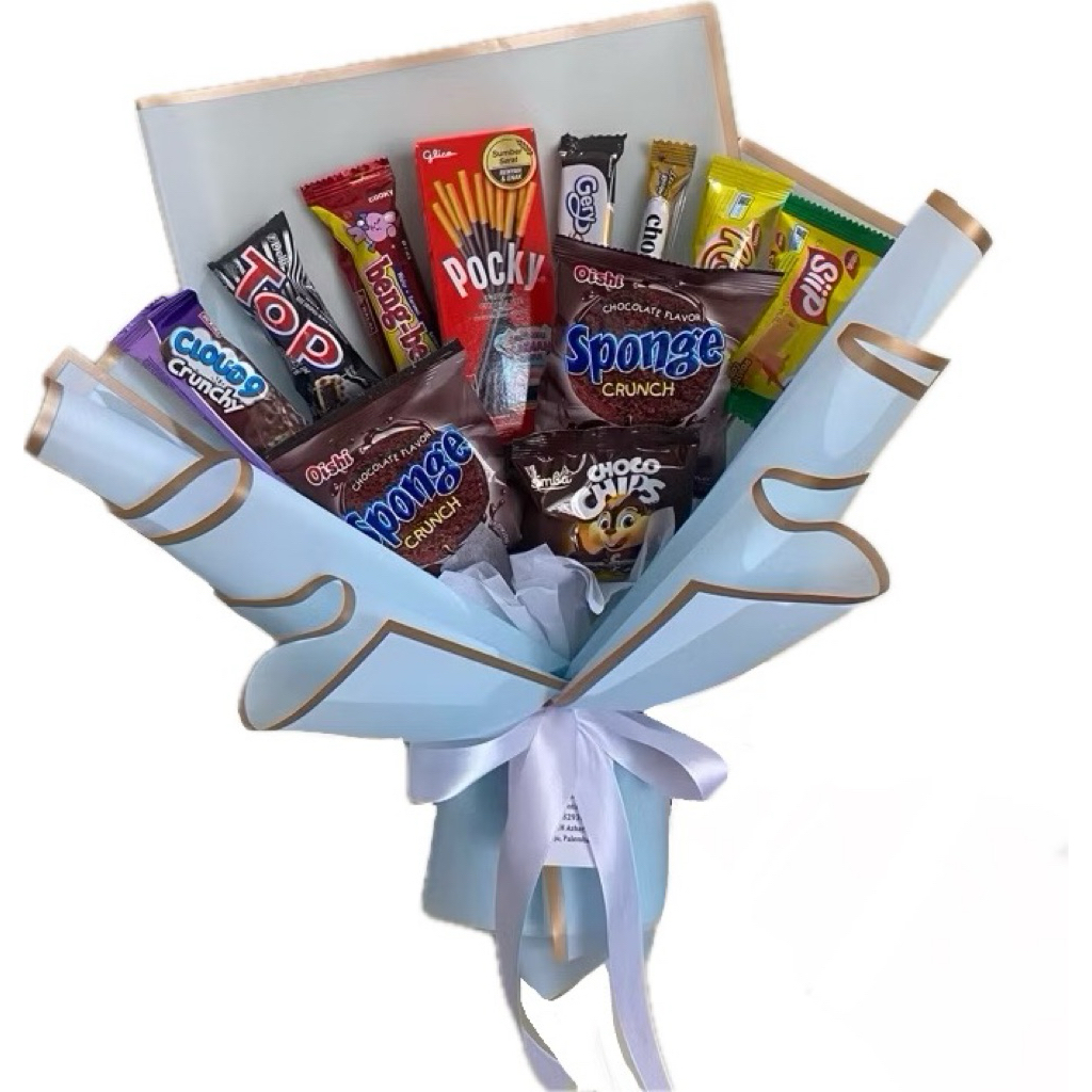 

[READY STOK]Buket Snack/Buket jajan/Buket makanan/Hadiah/Lucu/Murah/Banyak/Souvenir