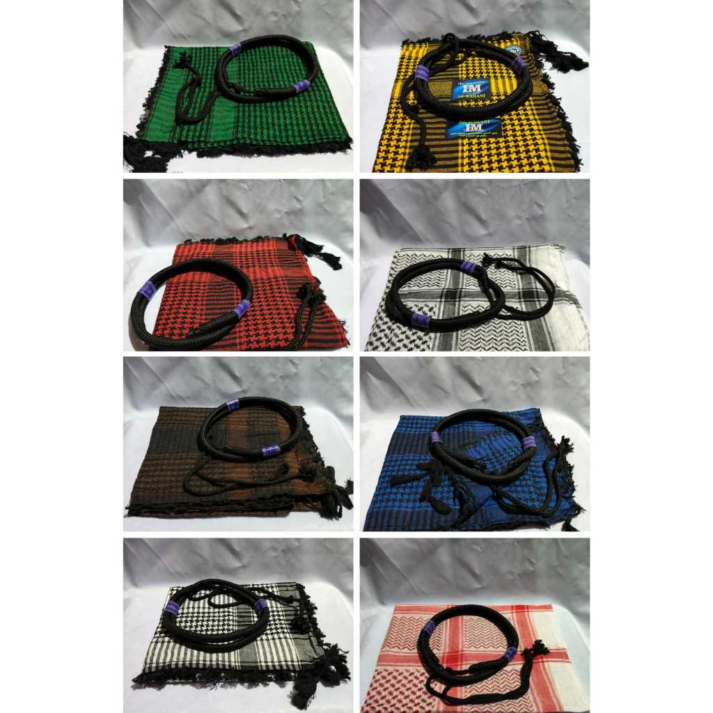 Igal Ikat Sorban Arab / Ikat Kepala Sorban Arab / Paketan Igal + Sorban