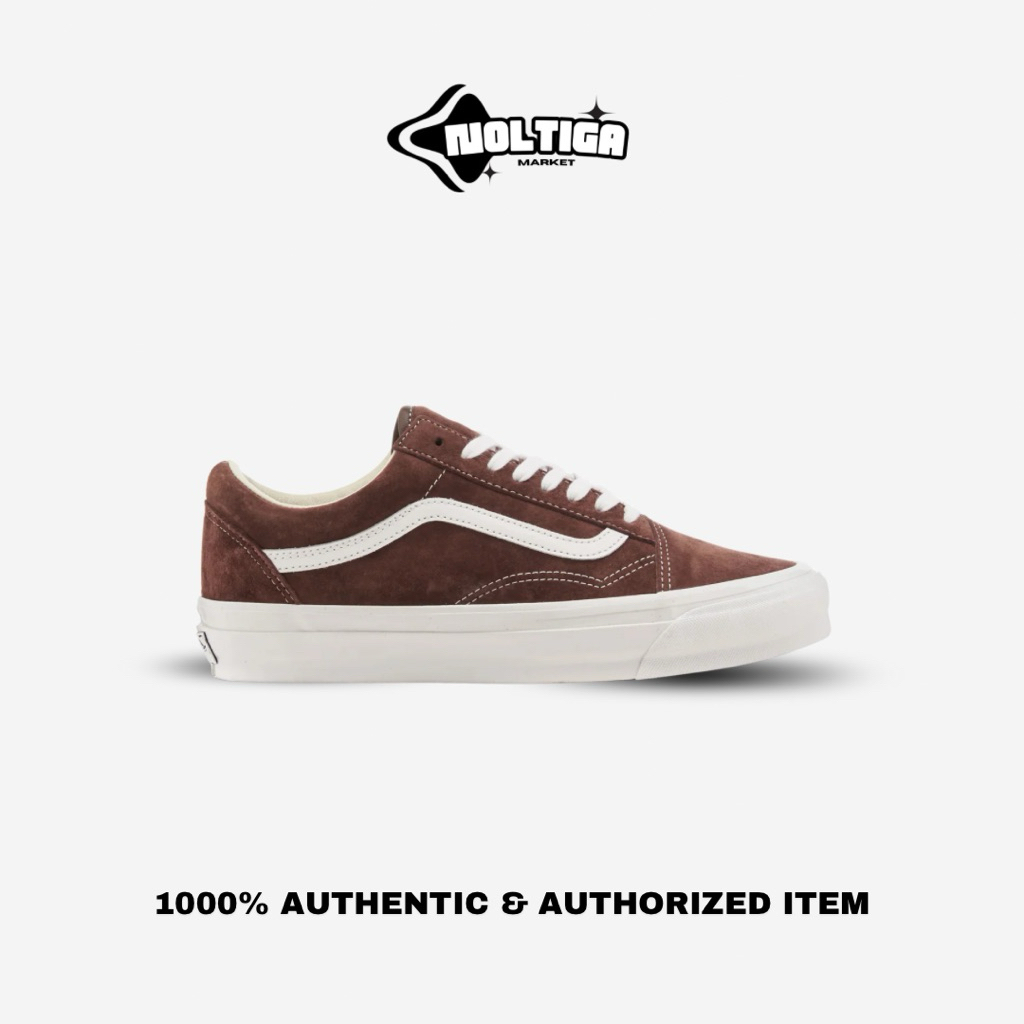 Vans Oldskool Lx Brown True White - 100% Original Resmi