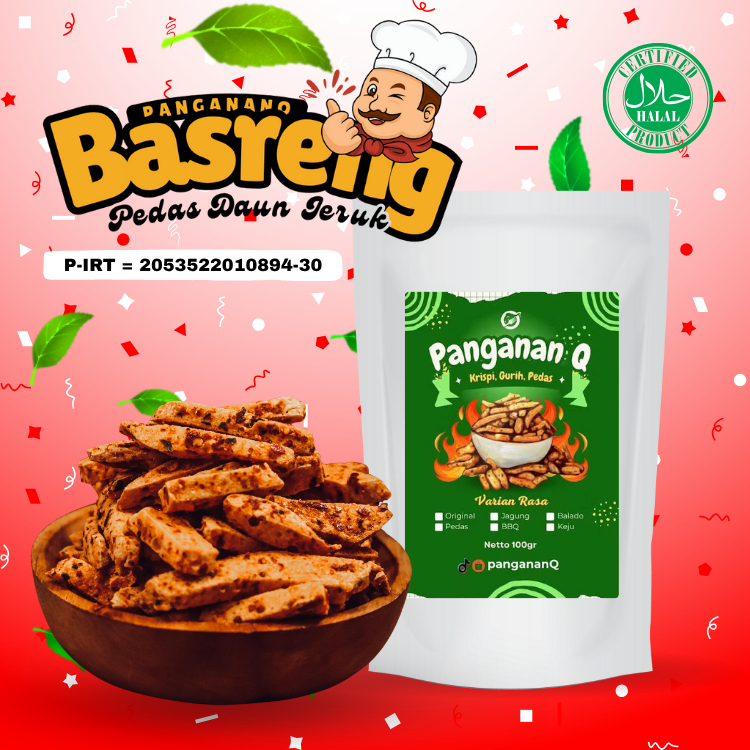 

Basreng Pedas Daun Jeruk/Kripik Basreng Bumbu Melimpah