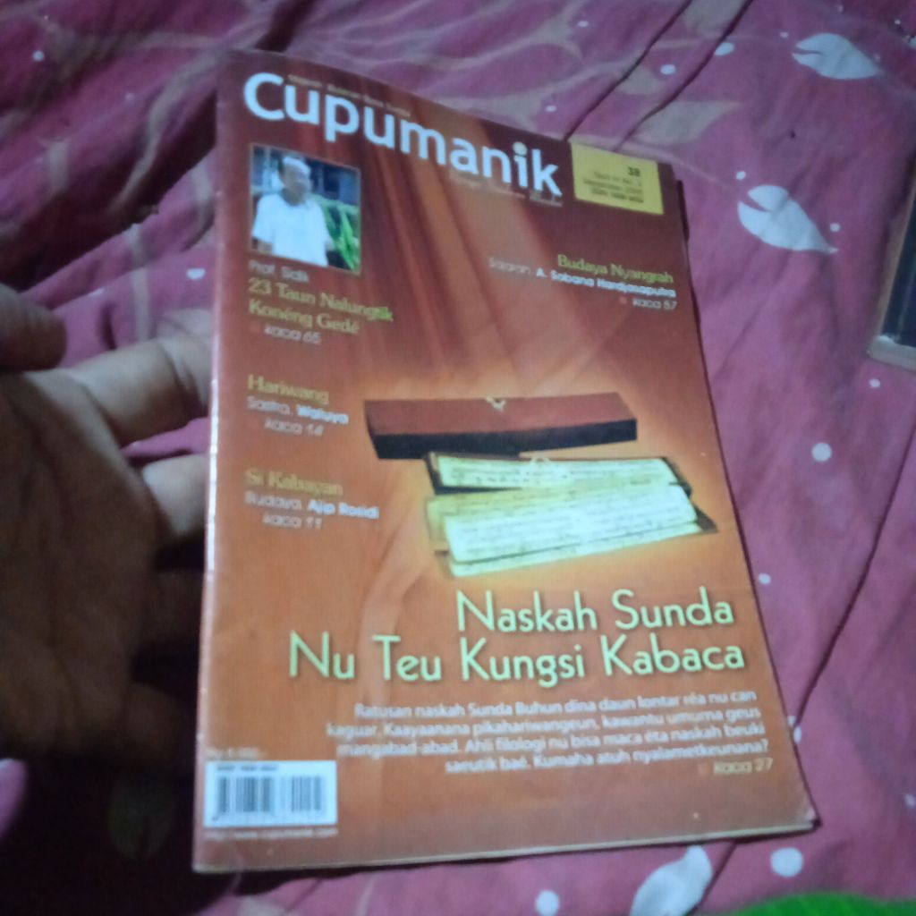 majalah basa Sunda Cupumanik, Naskah Sunda nu teu pernah Kabaca