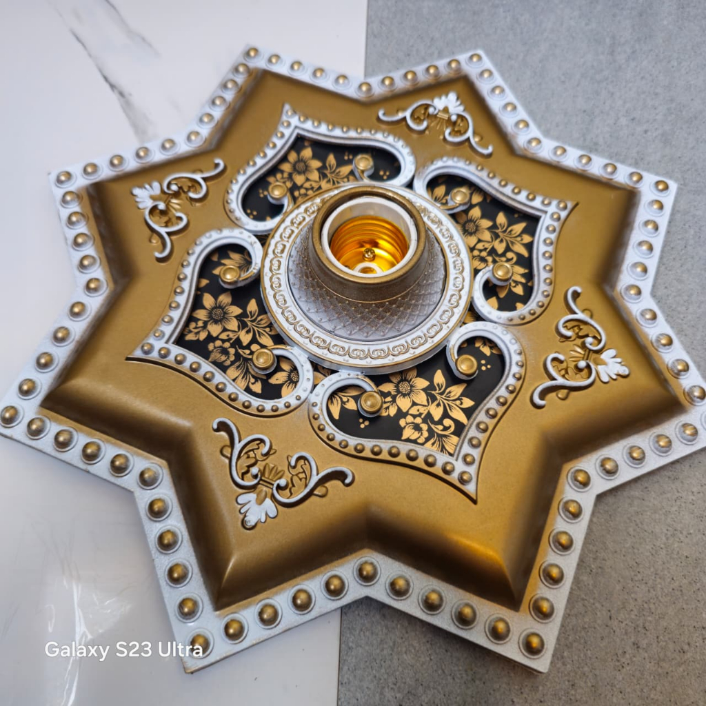 VICON FITTING LAMPU ORNAMEN BINTANG 30CM /PITING LAMPU ORNAMEN BINTANG BESAR