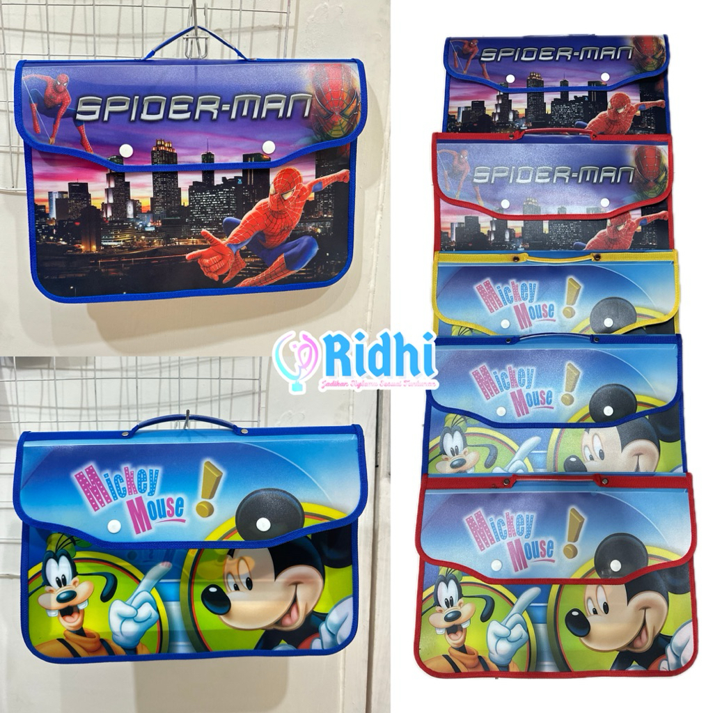 

Tas Map Tenteng Organizer File Serbaguna Folio A4 Anti Air Kancing 2