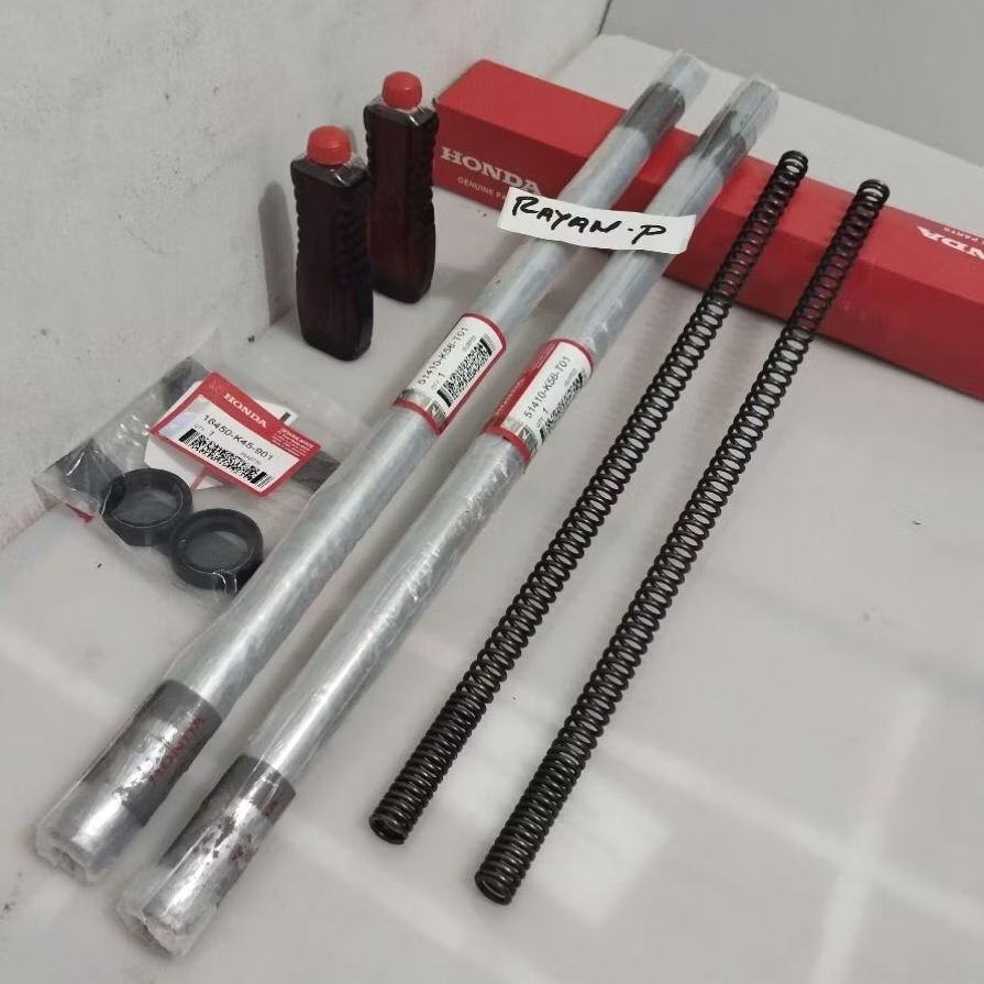 paket sok depan komplit Honda sonic 150 sonic 150 sok+sil+per+oli k56 original