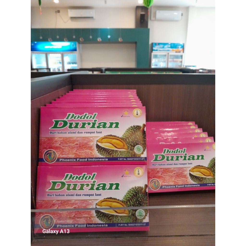 

Dodol Durian rumput laut box 160 gr.