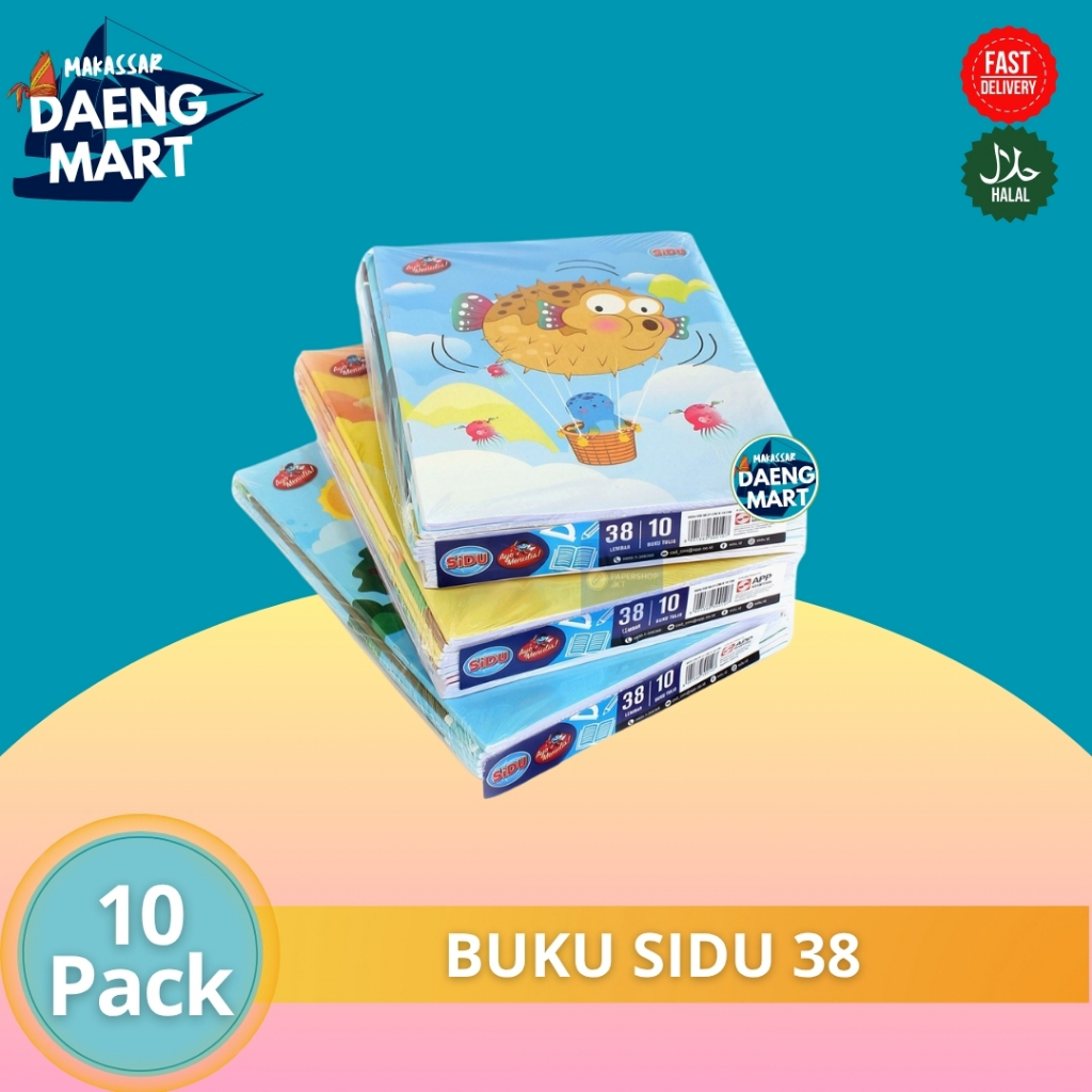 

BUKU SIDU 38 Lembar isi 10 pcs Bisa Kurir instan