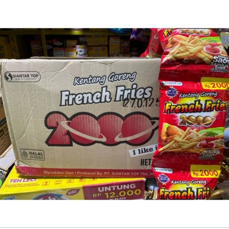 

FRENCH FRIES 2000 DUS (ISI 40 PCS) 15GR