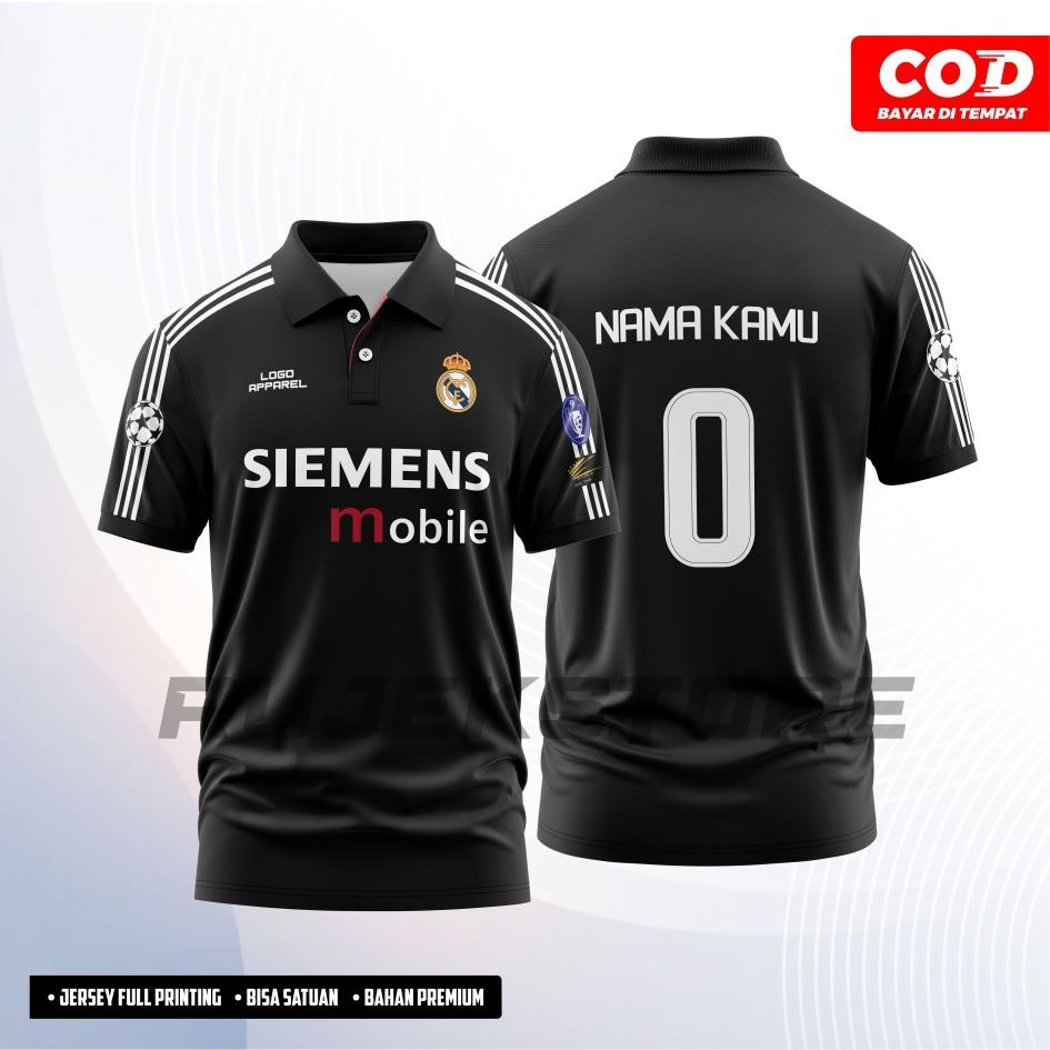 JERSEY MADRID 2002 AWAY PRINTING