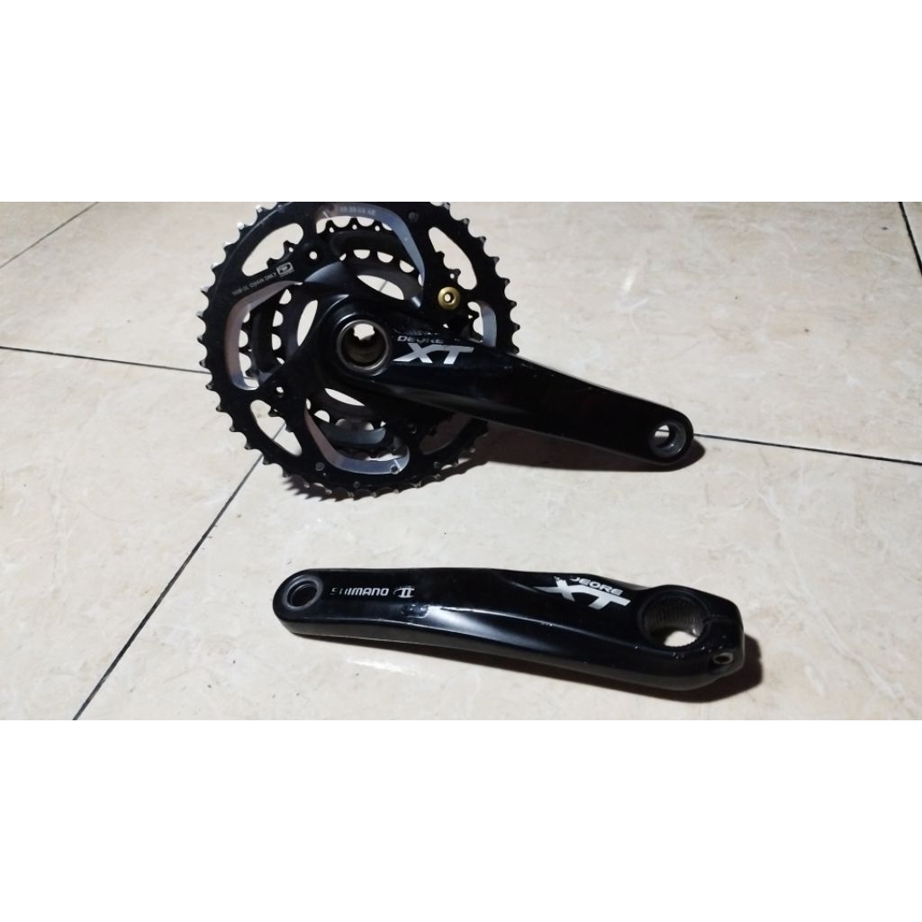 Crankset Shimano Deore XT triple 44 34 24 T