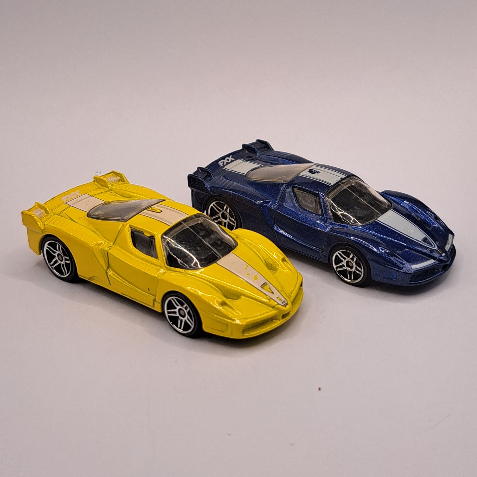 2007 - 2008 Hot Wheels - Ferrari FXX - Black & Yellow - Loose