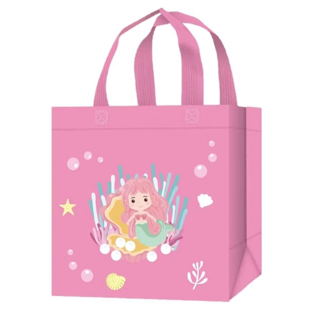 

Tas Souvenir Ultah Anak Karakter Kartun Uk. 22x11x23cm / Goodiebag Bahan Spunbond / Tas Bingkisan Acara / Little Kim'S Shop
