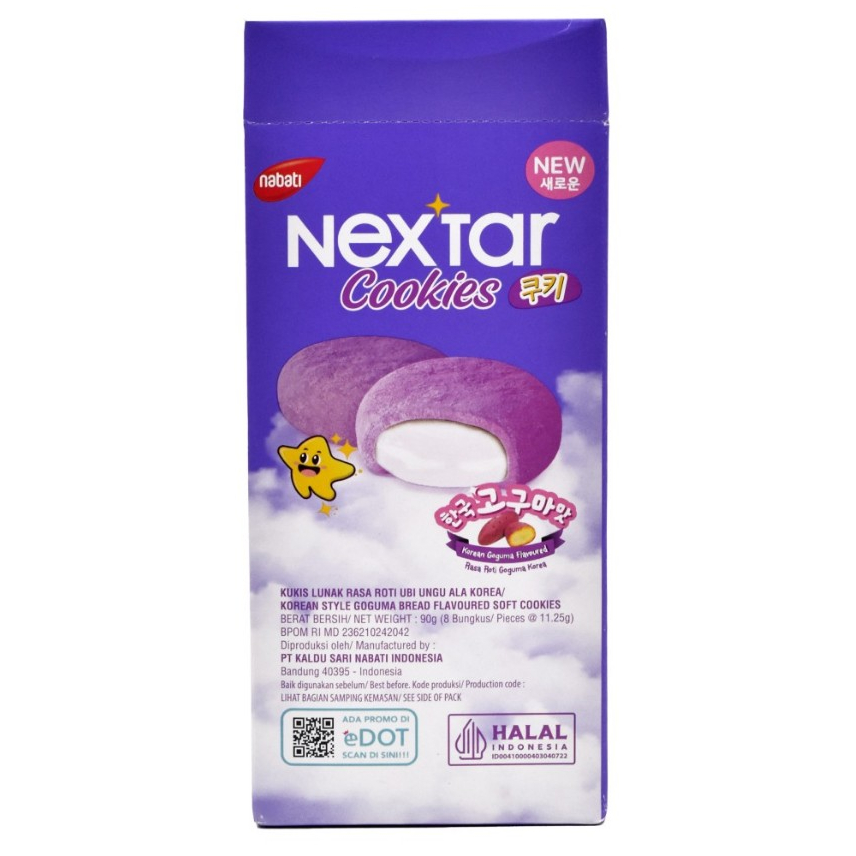 

NABATI NEXTAR COOKIES KOREAN GOGUMA 8S KTK 90 GR 8993175559065
