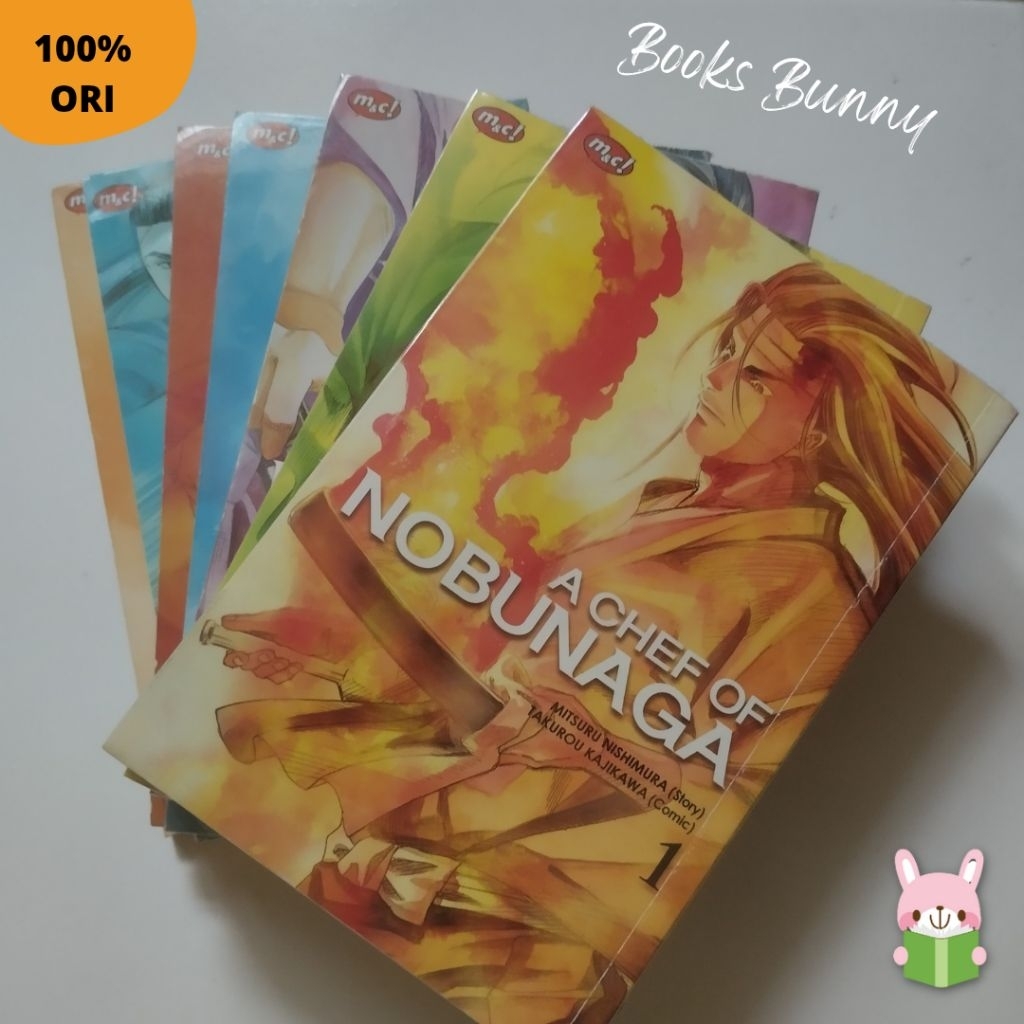 A chef of nobunaga Komik vol 1-7 (Preloved set)