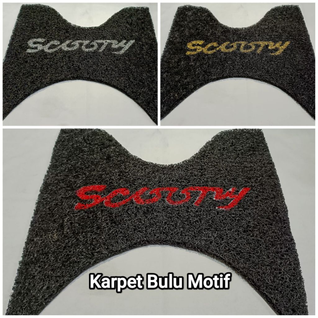 KARPET MOTOR SCOOPY BULU/KARPET MOTOR SCOOPY SERABUT / KARPET SCOOPY SERABUT