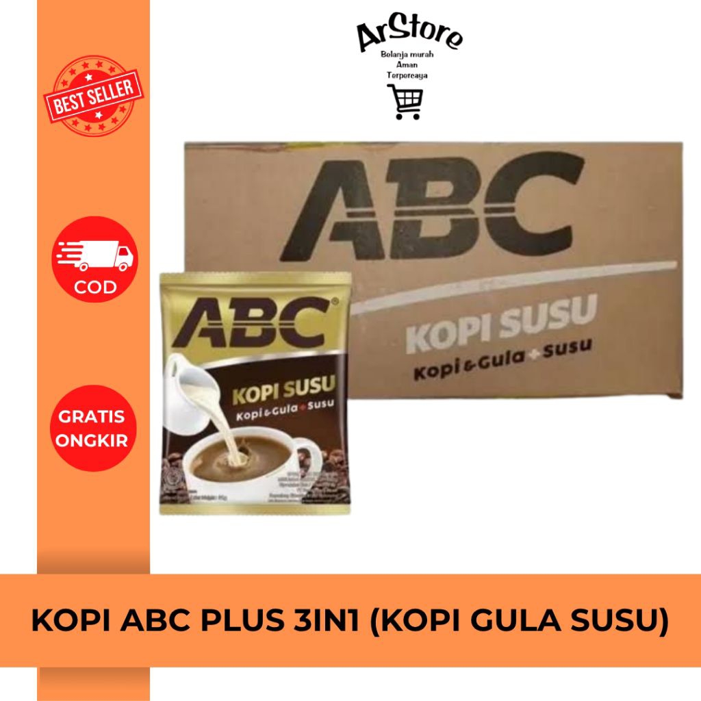 

KOPI ABC SUSU 3IN1 (KOPI GULA SUSU) TERMURAH!!!