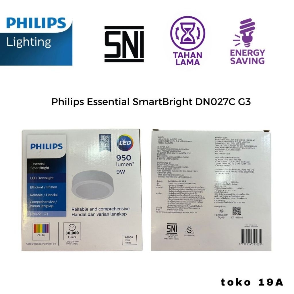 Philips Essential SmartBright DN027C G3