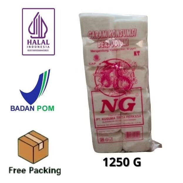 

Garam bata beryodium cap NG 1250G TERMURAH
