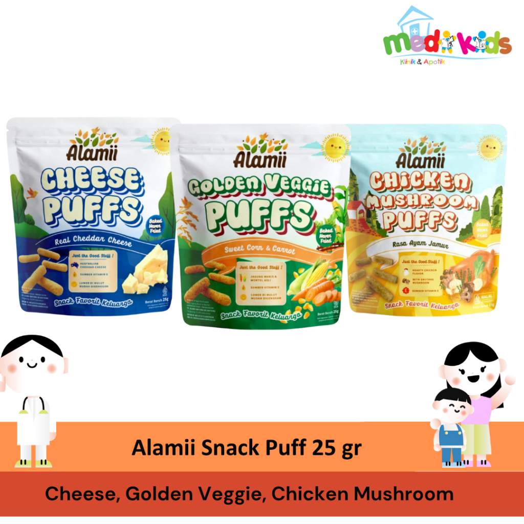 

Alamii Snack Puff 25 GR - Makanan Sehat Keluarga - Makanan Ringan