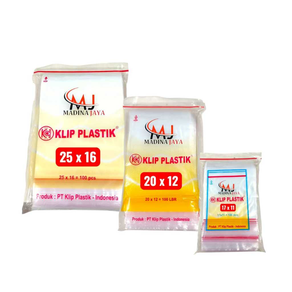 Plastik Klip /KLIP PLASTIK 100 LBR 25x16 / 20x12 / 17x11