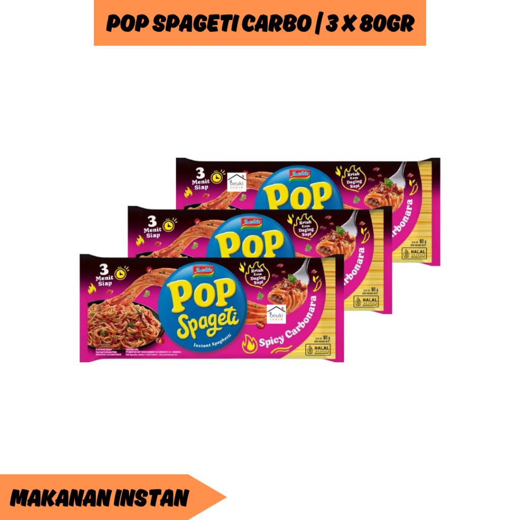 

3PCS Pop Spageti Carbonara Spicy dari Indomie