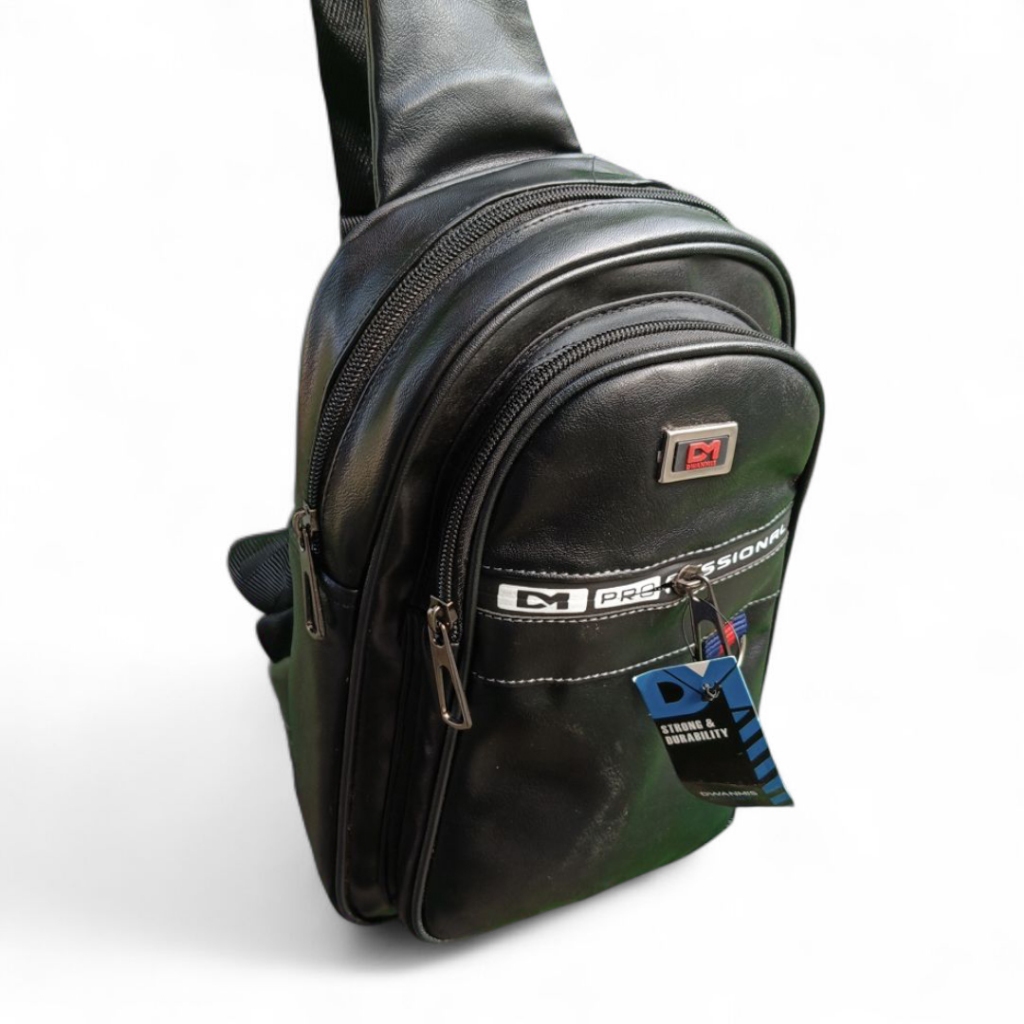 Tas Selempang Pria Kulit Sintetis Ukuruan Jumbo | Slingbag Pria Tas Selempang Punggung