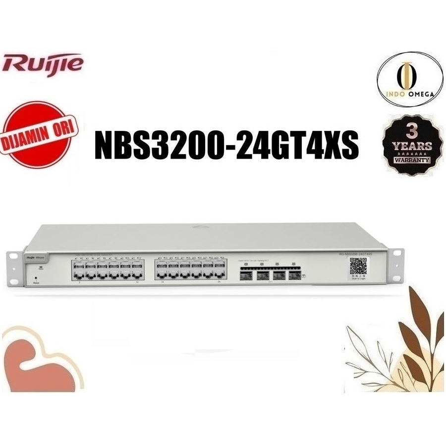 RG-NBS3200-24GT4XS 24-port Gigabit Layer 2 Managed Switch