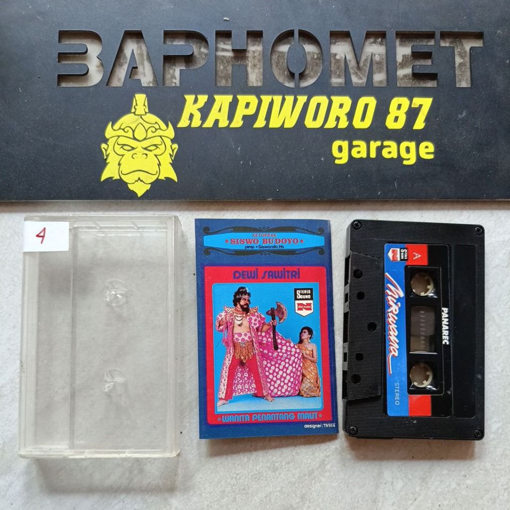 kaset pita,, KETOPRAK SISWO BUDOYO,,DEWI SAWITRI,,WANITA PENANTANG MAUT