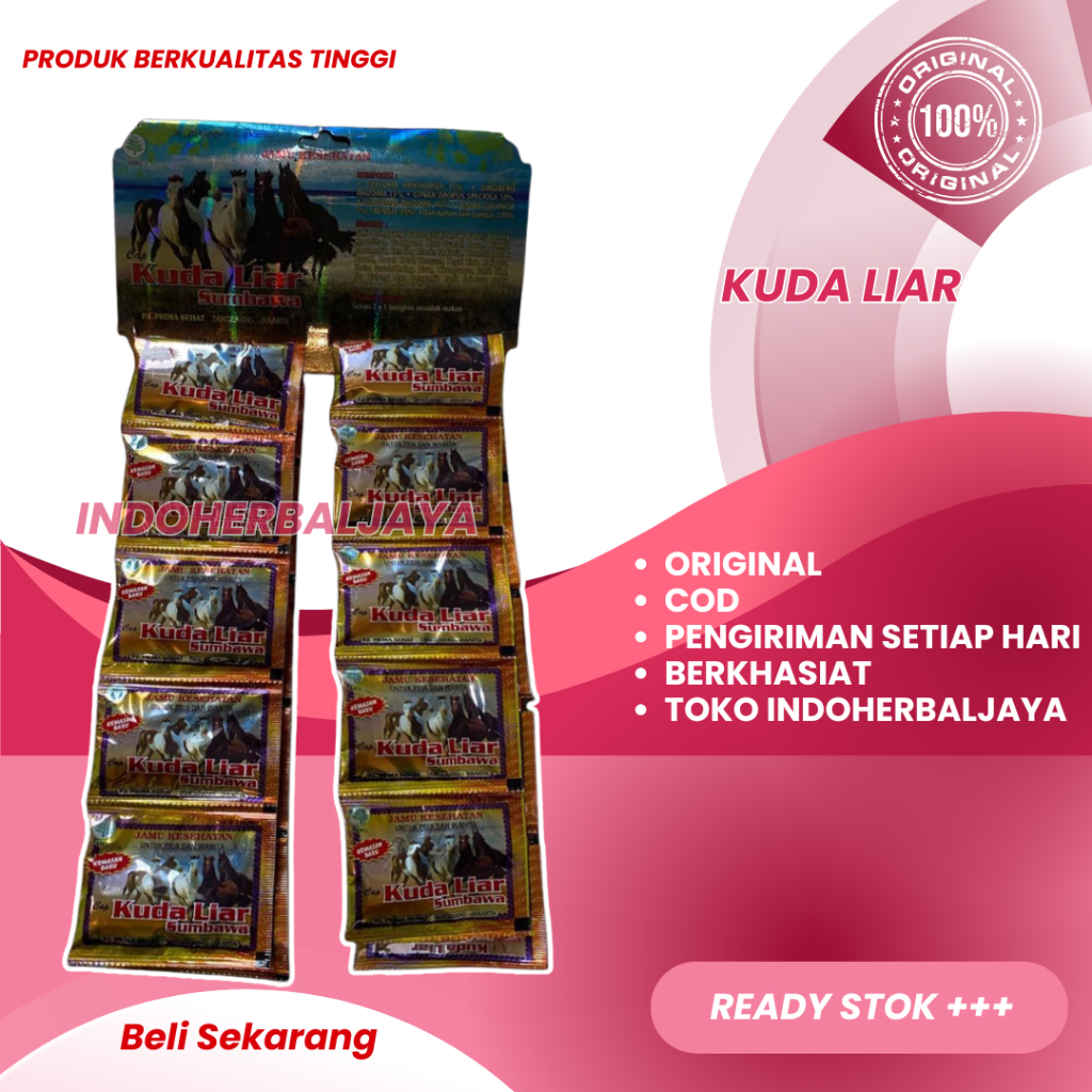 

Serbuk Herbal Jamu Kuda Liar Sumbawa