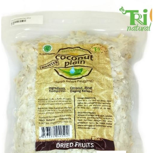 

[oddsolshop] pekanbaru/Trio Natural Coconut Plain 150GR
