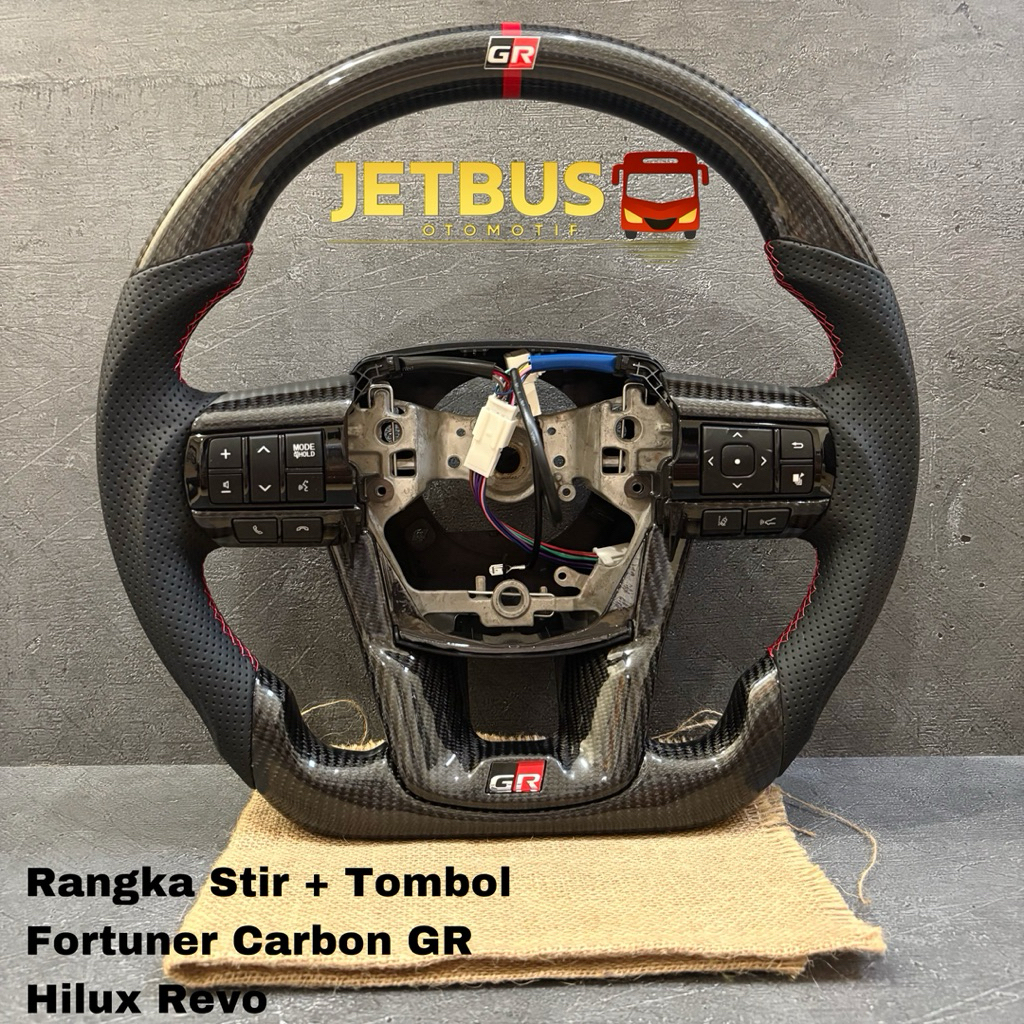 Rangka Stir Fortuner VRZ Carbon GR Original Carbon
