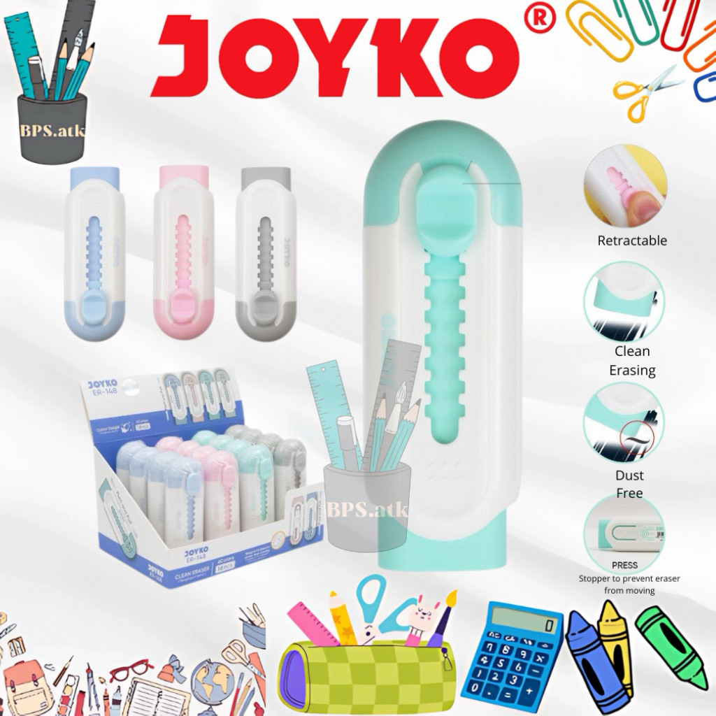 

Eraser ER - 148 JOYKO Penghapus Sliding Bersih
