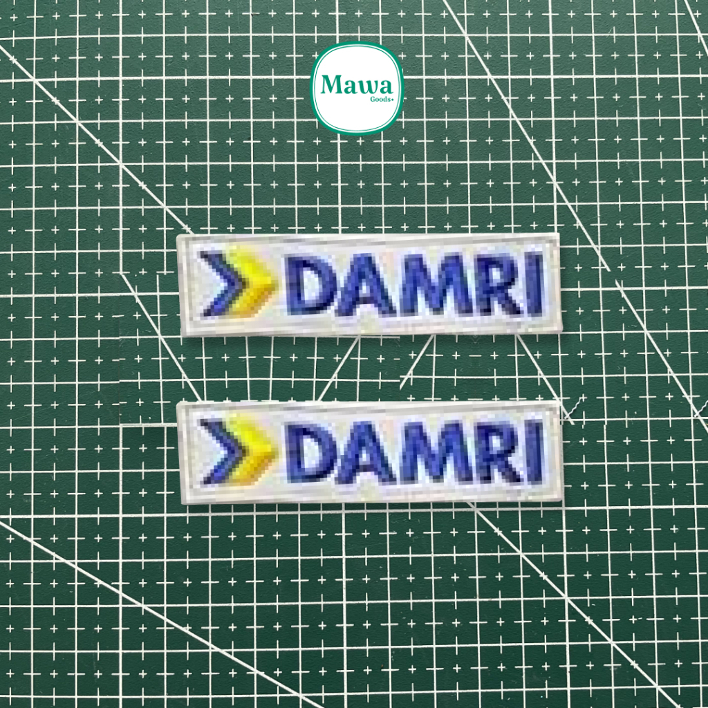 Bordir Damri Putih / Bordir Damri Hitam / Patch Damri Putih / Patch Damri Hitam