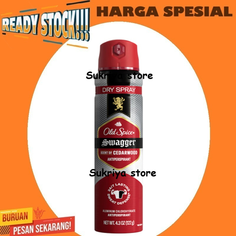 Spray Old Spice Swagger Cedarwood Antiperspirant Deodorant Deodoran Swager Dedorant Anti Perspirant