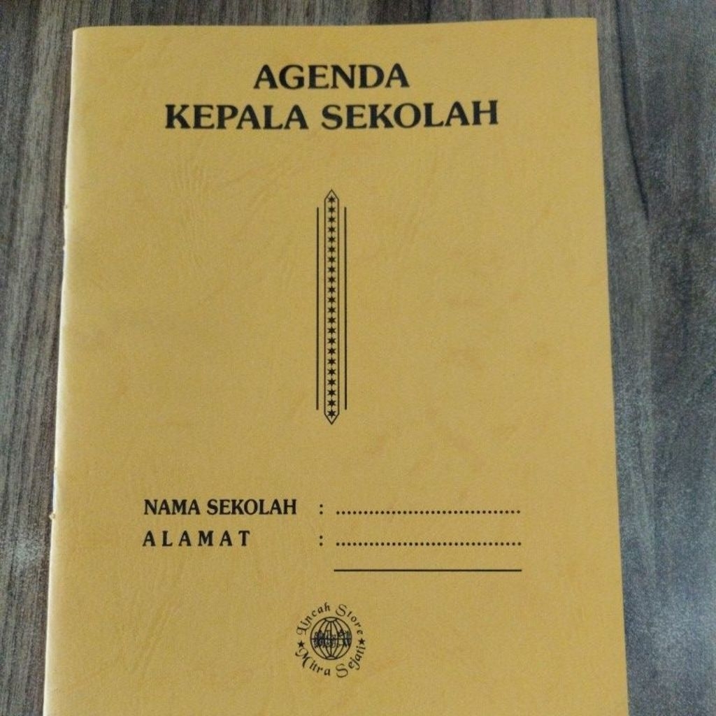 

Buku agenda kepala sekolah