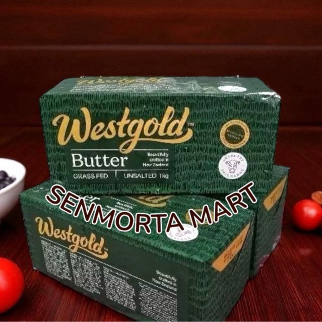 

UNSALTED BUTTER WESTGOLD IMPORT 1KG