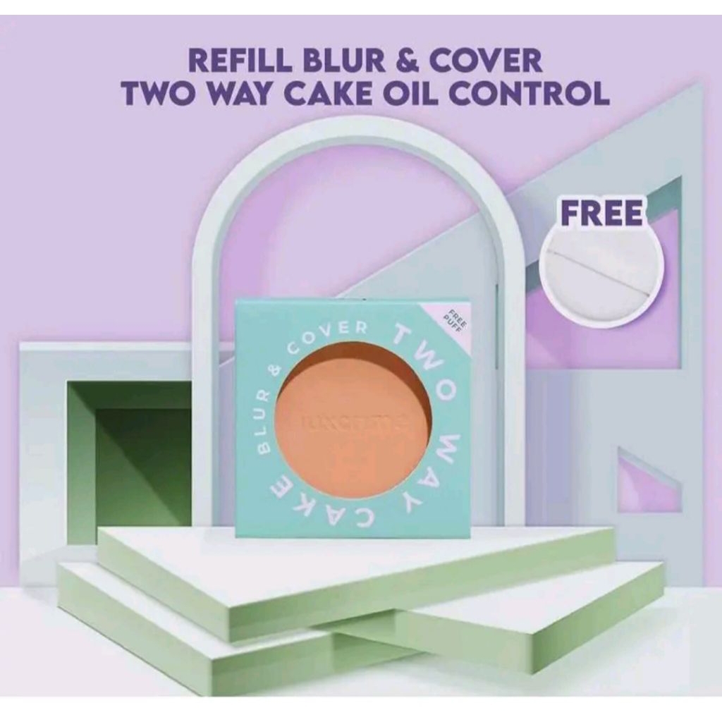 ( Refill)Two Way Cake Blur & cover Luxcrime