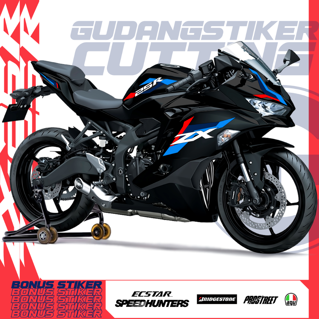 STRIPING ZX-25R STIKER PREMIUM LIVERY BMW STICKER KAWASAKI ZX SERIES NEW