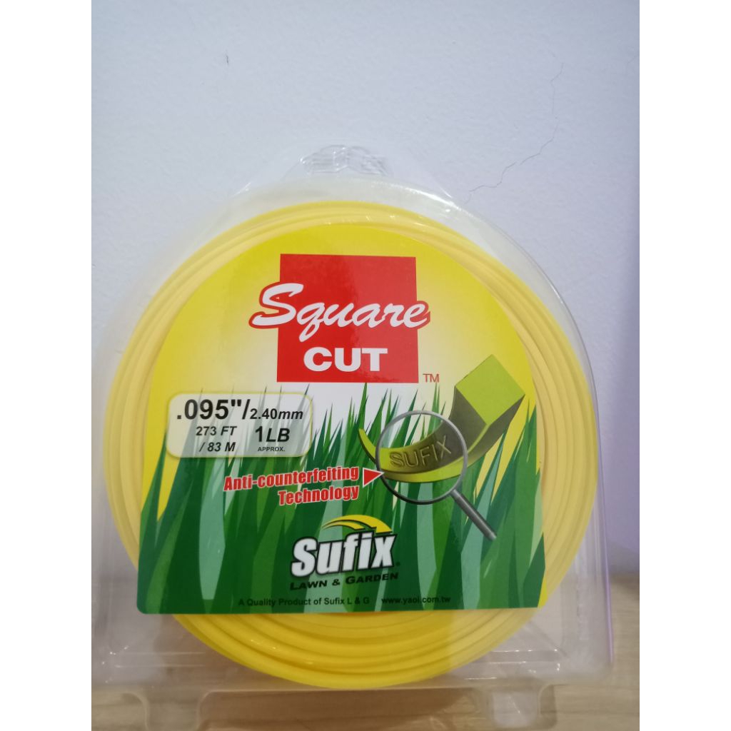 SENAR PEMOTONG RUMPUT SUFIX 2,4MM - SUFIX 1 LB / 83 METER / TALi NYLON CUTTER