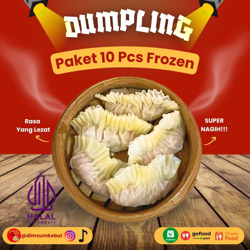 

DUMPLING FROZEN (10 PCS)